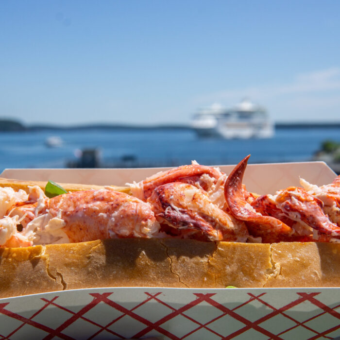 Lobster roll in Maine